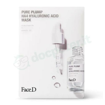 Face D Maschera Pure Plump HA4 Acido Ialuronico 1 pezzo