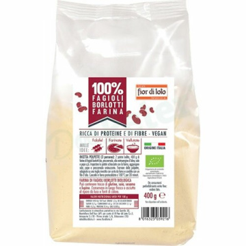 Farina di fagioli borlotti bio 400 g