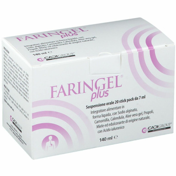 Faringel Plus Reflusso e Infiammazioni Orali 20 stick pack 7 ml