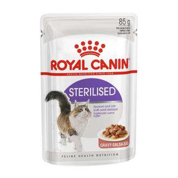 Feline health nutrition wet sterilised in gravy 1 bustina 85g