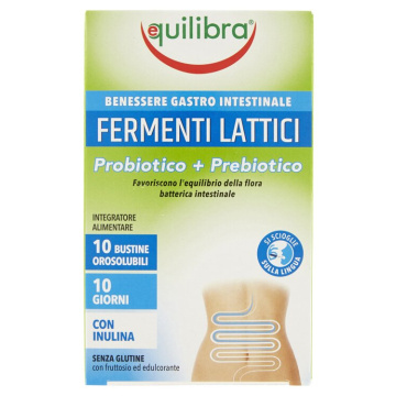 Fermenti lattici probiotico + prebiotico 10 bustine orosolubili
