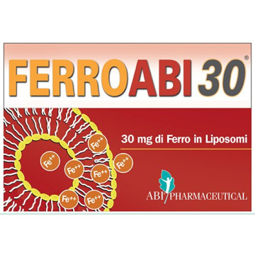 Ferroabi30 Integratore Ferro 30mg in liposomi 20 compresse