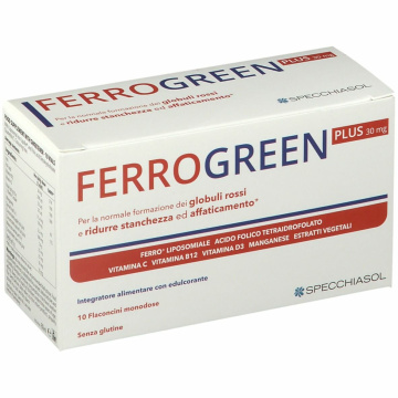 Ferrogreen plus ferro+ 10 x 8 ml monodose