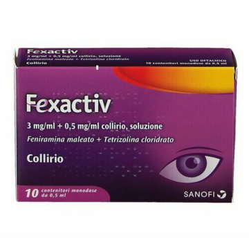 Fexactiv monodose collirio antistaminico 10 fiale