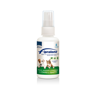 Fipralone - 2,5 mg/ml soluzione spray per uso topico per cani e gatti 1 flacone da 100 ml