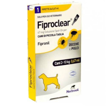 Fiproclear combo spot-on 1 pipetta 0,67 ml cani da 2 a 10 kg