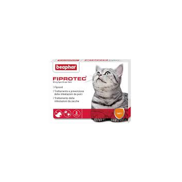 Fiprotec 50 mg - 50 mg soluzione spot on per gatti 3 pipette da 0,5 ml
