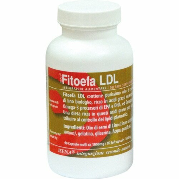 Fitoefa ldl olio di semi di lino biologiorganic flax oil