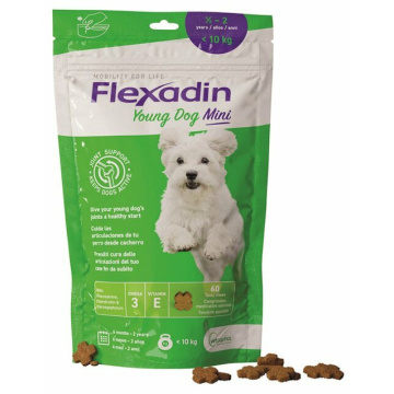 Flexadin Young Dog Mini Mangime Complementare Per Cani 60 Tavolette