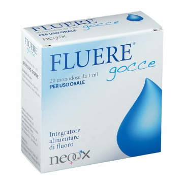 Fluere per reintegrare il fluoro gocce 20 fialette