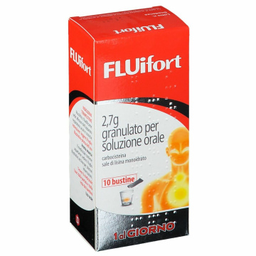 Fluifort bustine mucolitico e fluidificante 10 pezzi