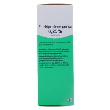 Flurbiprofene 0,25% pensa collutorio 160 ml 