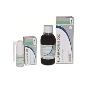 Flurbiprofene 0,25% doc generici spray mucosa orale 15 ml 