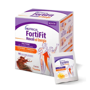 Fortifit muscoli&energia cacao 7 bustine