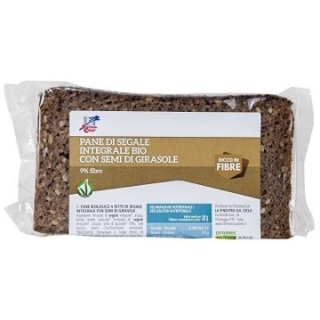 Fsc biofibre+ pane di segale integrale con semi di girasolebiologico ad alto contenuto di fibre 500 g