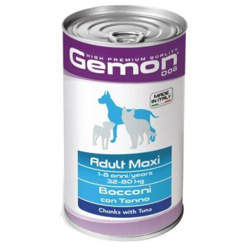 Gemon Adult Maxi Cane Bocconi con Tonno 1,25 Kg