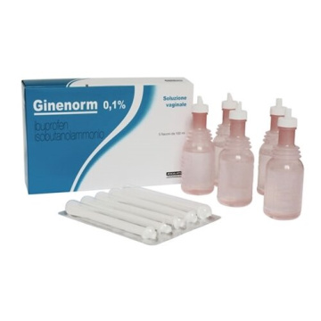 Ginenorm 0,1% lavanda vaginale 5 flaconi 100 ml