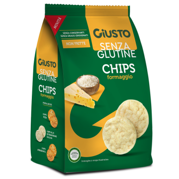 Giusto senza glutine chips formaggio 40 g