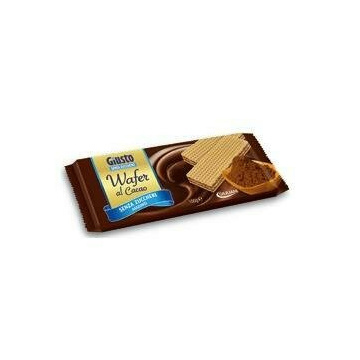 Giusto senza zucchero wafers cacao 150 g