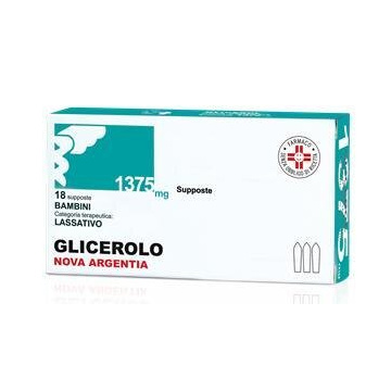 Glicerolo (nova argentia) bb 18 supposta 1.375 mg
