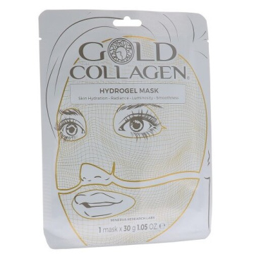 Gold collagen hydrogel mask maschera viso