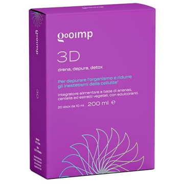 Gooimp 3D Integratore Alimentare Drenante 20 stick pack