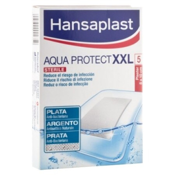 Hansaplast med aqua protect wound care medicazione 80x100 cm5 pezzi