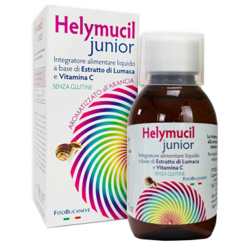 Helymucil junior estratto di lumaca e vitamina c 150 ml aromatizzato all'arancia