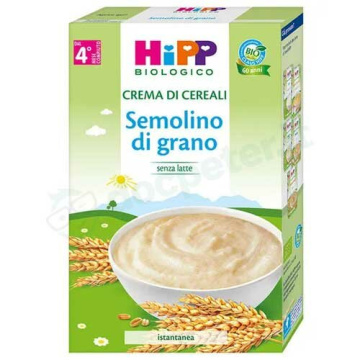 Hipp bio crema cereali semolino di grano 200 g