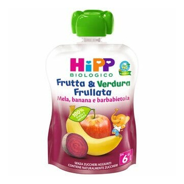 Hipp bio frut&ver me/ba/bar90g