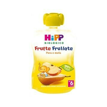 Hipp bio hipp bio frutta frullata pera mela 90 g