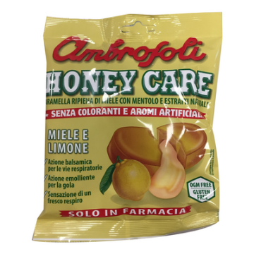 Honey care caramella ripiena miele/mentolo/estratti naturali90 g