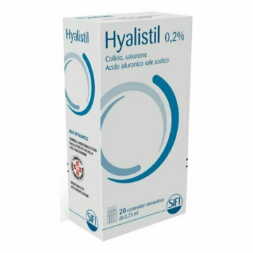 Hyalistil 0,2 % collirio 20 fiale 0,25 ml monodose 