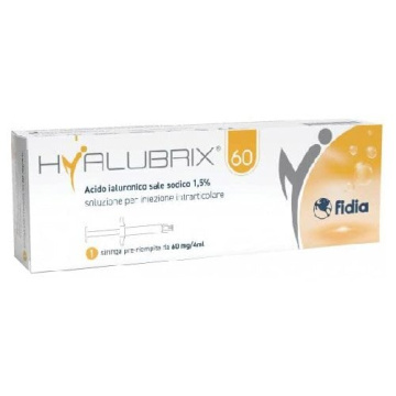 Hyalubrix Intra-Articolare Siringa Acido Ialuronico 1,5% 60 mg 4 ml