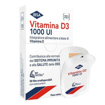 Ibsa Vitamina D3 1000ui 30 film orodispersibili