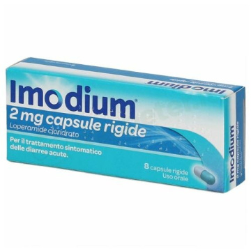 Imodium antidiarroico 8 capsule 2 mg