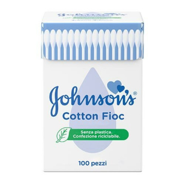 Johnson's Baby Cotton Fioc Bastoncini Cotonati 100 Pezzi