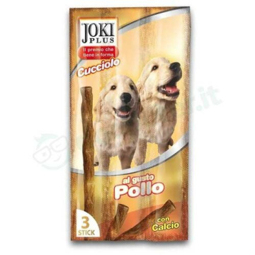 Joki Plus Snack Per Cucciolo Bastoncino Gusto Pollo 3 Stick