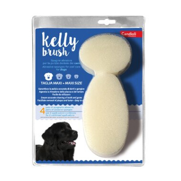 Kelly brush spugnetta abrasiva per cani di taglia maxi 8 pezzi