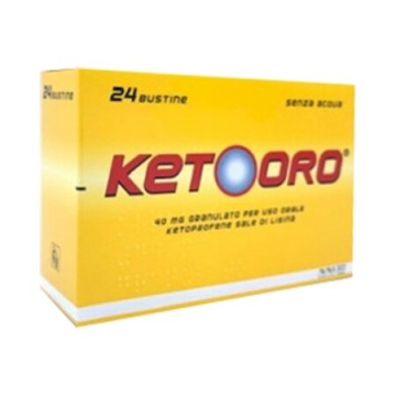 Ketooro 40 mg orale anifiammatorio granulato 12 bustine