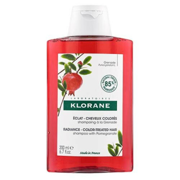 Klorane Shampoo al Melograno Luminosità Capelli Colorati 200 ml