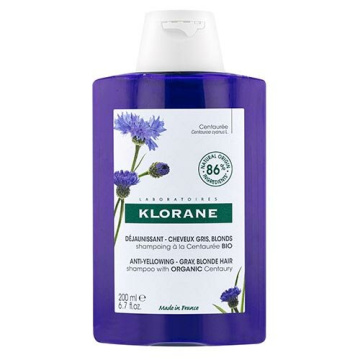 Klorane Shampoo alla Centaurea Bio Anti-Ingiallimento 200 ml