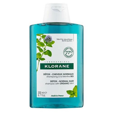 Klorane Shampoo alla Menta Acquatica Bio Detox 200 ml