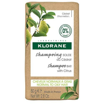 Klorane Shampoo Solido al Cedro Detergente Purificante 80 g