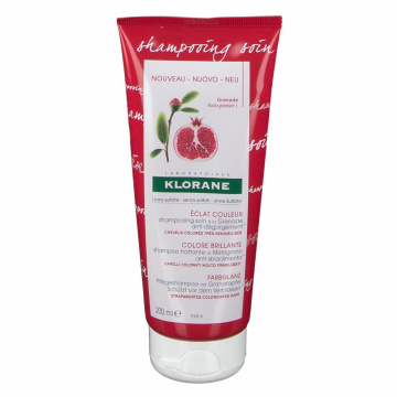 Klorane shampoo trattante anti-sbiadimento al melograno 200 ml