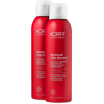 Korff advanced cellu remover spray rimodellante 200 ml bipacco