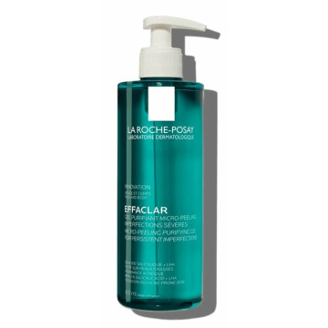 La Roche Posay Effaclar Gel Purificante Micro Peeling Detergente Viso e Corpo 400 ml