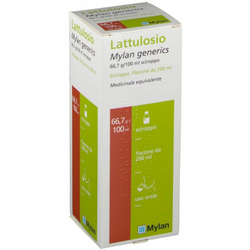 Lattulosio Mylan Sciroppo Lassativo  66,7 g/100 ml flacone 200 ml