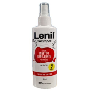 Lenil Multirepell Lozione contro Zanzare e Zecche 100 ml