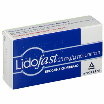 Lidofast 2,5% Lidocaina Anestetico Uretrale  Gel 15 g